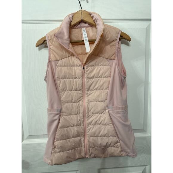 Lululemon Women's Down For it All Technical Vest in Porcelain Pink, 10 - Picture 4 of 9